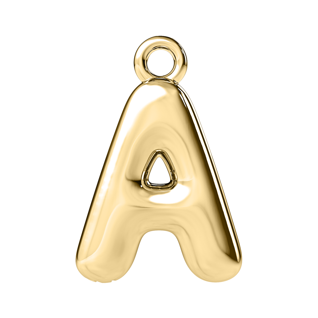Bubble Letter Charm