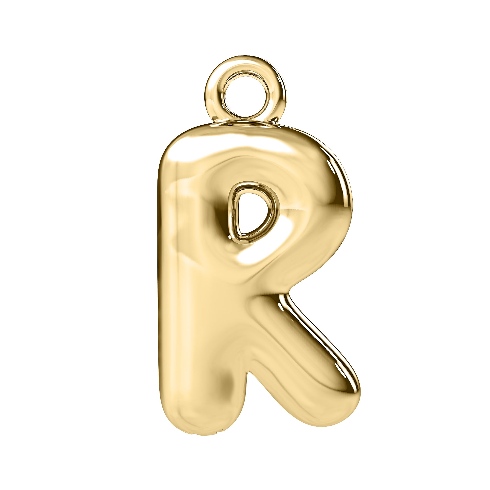 Bubble Letter Charm