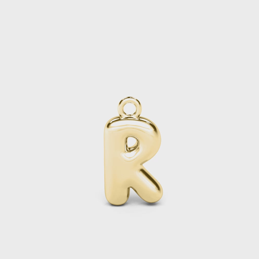 Bubble Letter Charm