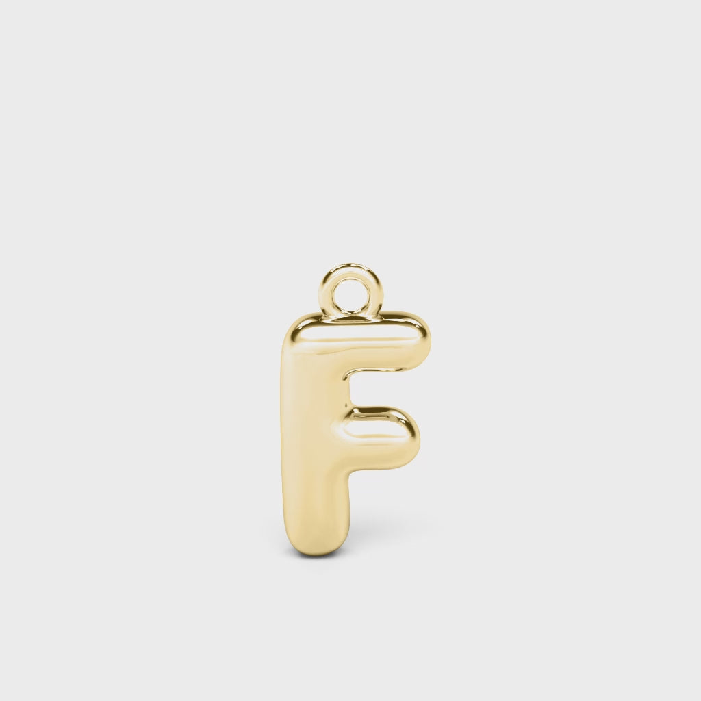 Bubble Letter Charm
